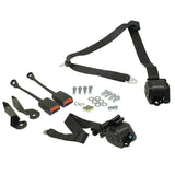 Empi 3851 Retractable 3 Point Seat Belt / Lap Belt, Push Button Buckle, Pair - Moore Parts