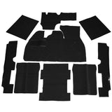 Empi 3913 Black 9 Piece Carpet Kit Vw Bug / Beetle 1973 - 1977, No Foot Rest - Moore Parts