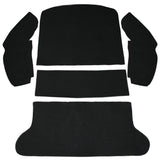 Empi 3915 Black 5 Piece Rear Cargo Well Carpet Kit Vw Bug / Beetle 1965 - 1972 - Moore Parts