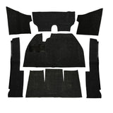 Empi 3918 Black 7 Piece Carpet Kit Vw Super Beetle 1971 - 1972, No Foot Rest - Moore Parts