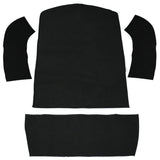 Empi 3998 Black 4 Piece Rear Cargo Well Carpet Kit Vw Convertible Bug 1973 - 1979 - Moore Parts