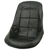 Empi 62 - 2408 Black Vinyl Low Back Poly Seat Cover. Dune Buggy Vw Baja Bug, Each - Moore Parts
