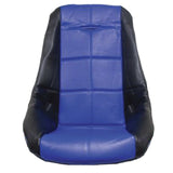 Empi 62 - 2411 Blue Vinyl Low Back Poly Seat Cover. Dune Buggy Vw Baja Bug, Each - Moore Parts