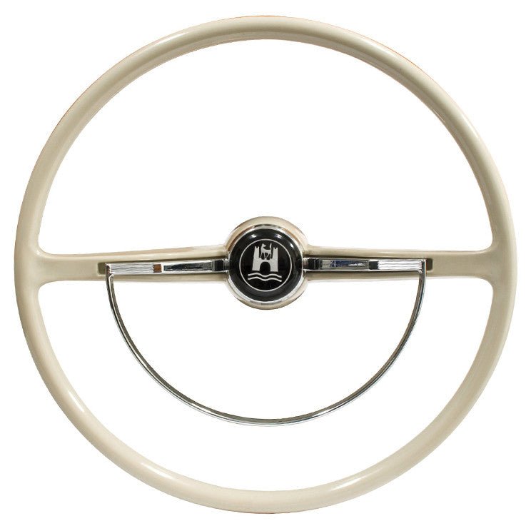 Empi 79 - 4004 Vw Bug Steering Wheel Kit 1962 - 1971. Ivory Grip - Moore Parts