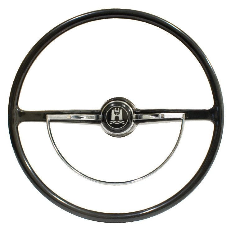 Empi 79 - 4005 Vw Bug Steering Wheel Kit 1962 - 1971. Black Grip - Moore Parts