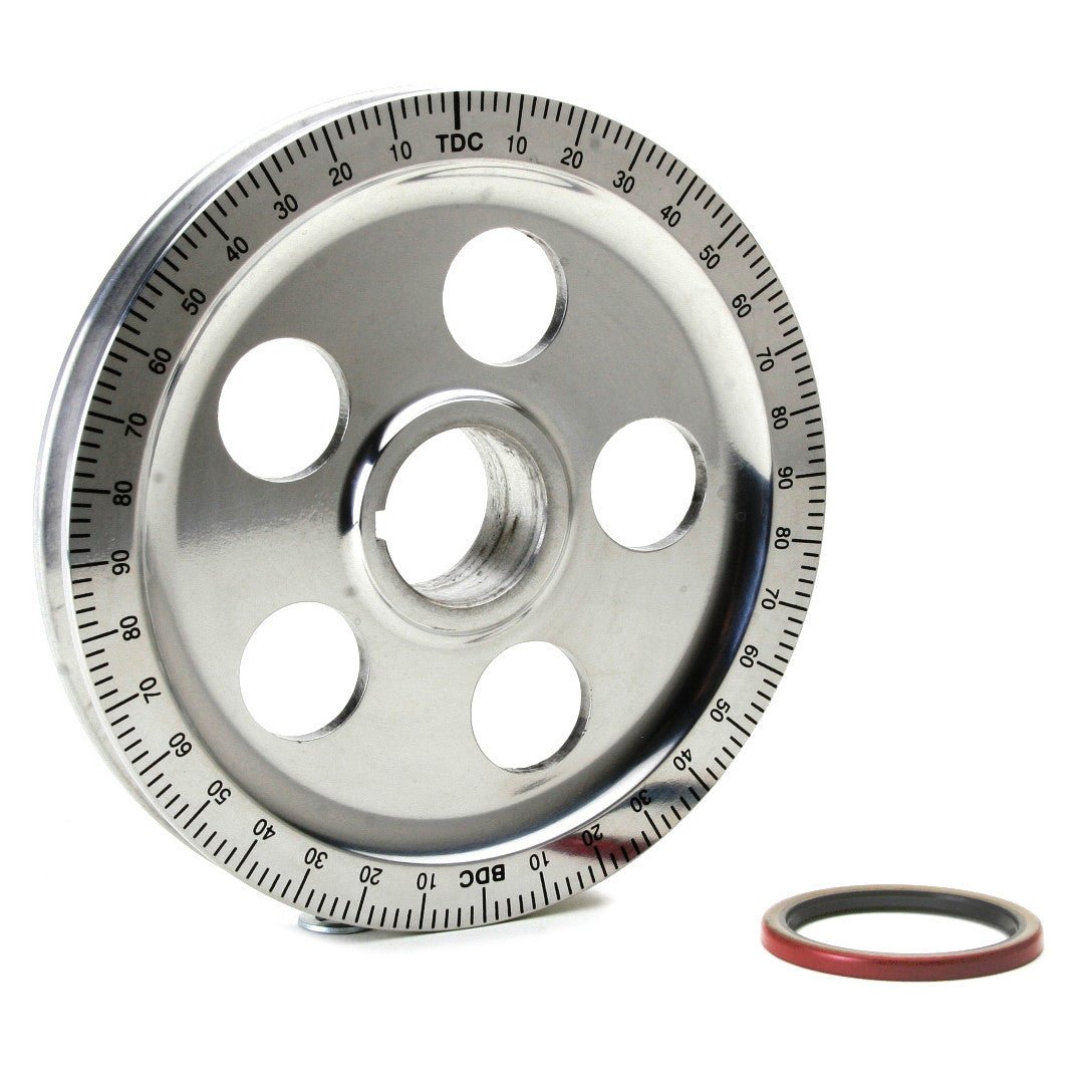 Empi 8696 Vw Aluminum Crankshaft Stock Size Pulley Kit, Machine - In Sand - Seal - Moore Parts