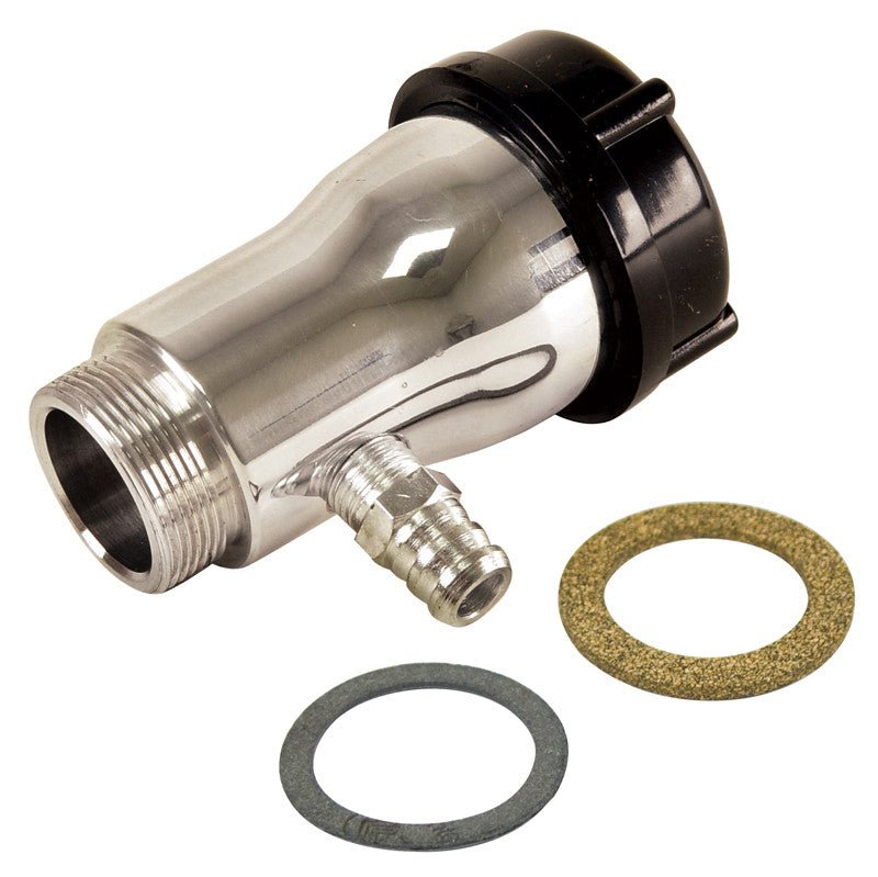 Empi 8904 Polished Vented Vw Oil Filler w/Screw On Cap/Fits Air - cooled Vw Engine - Moore Parts