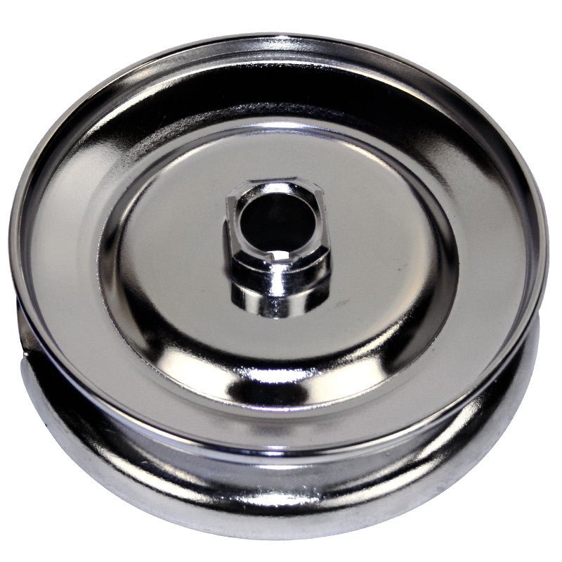 Empi 9191 Chrome 12 Volt Alternator/Generator Pulley, Dune Buggy Vw Baja Bug - Moore Parts