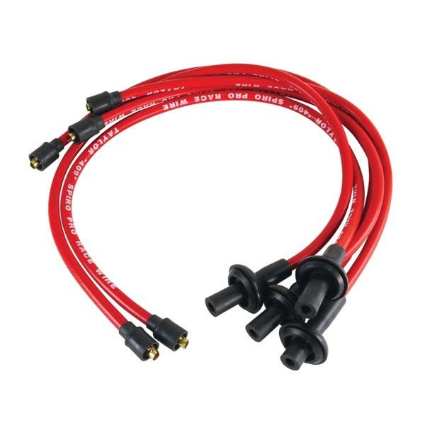 Empi 9397 Vw Bug Spark Plug Wire Set Taylor Spiro Pro 409 Red Ignition Wires - Moore Parts
