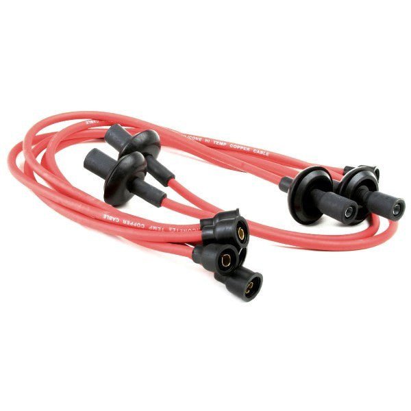 Empi 9411 Vw Bug Spark Plug Wire Set. Silicone 7mm Red Ignition Wires - Moore Parts