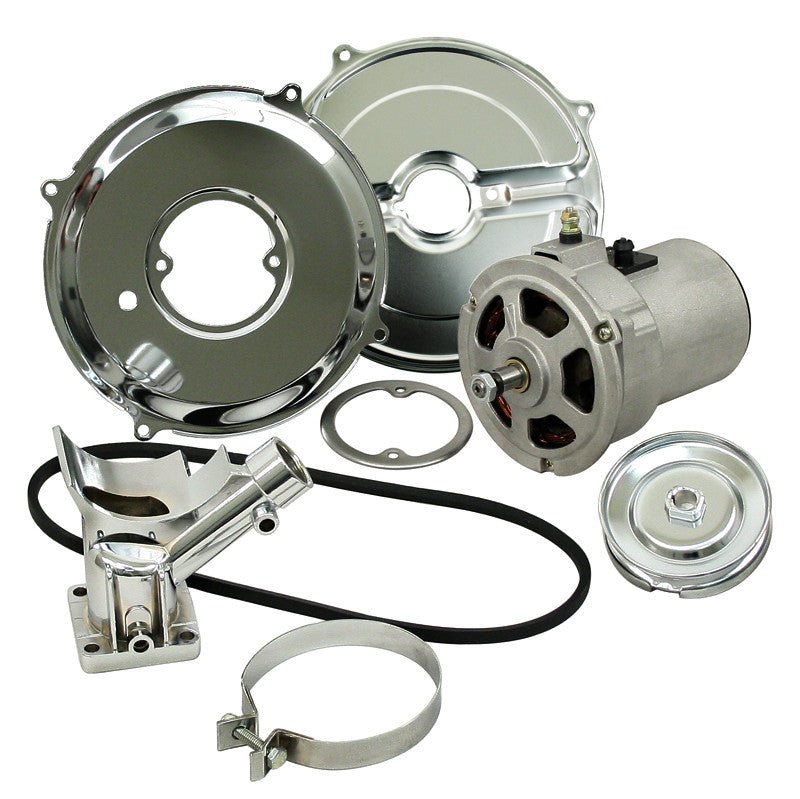 Empi 9450 Alternator Kit With Pulley & Belt 12 Volt 55 Amp For Air - Cooled Volkswagen - Moore Parts