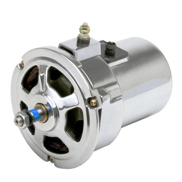 Empi 9453 - 7 New Chrome 75 Amp Alternator, Vw Dune Buggy Baja Bug Sandrail Ghia - Moore Parts
