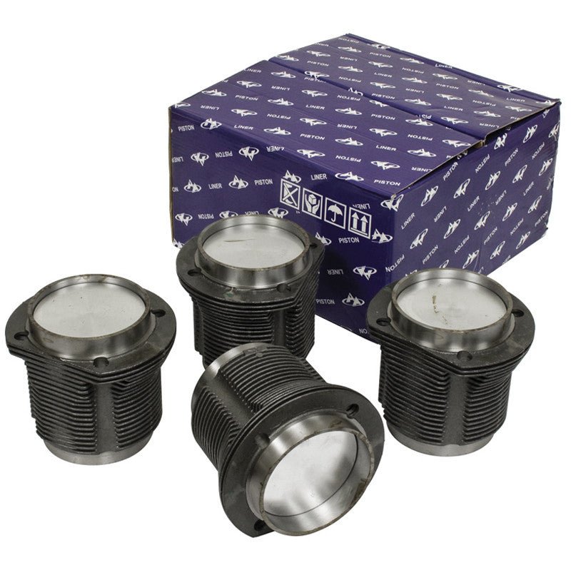Empi 98 - 1946 - B Vw Bug Cast Piston & Cylinder Set, 77MM x 64MM "40HP" Set Of 4 - Moore Parts