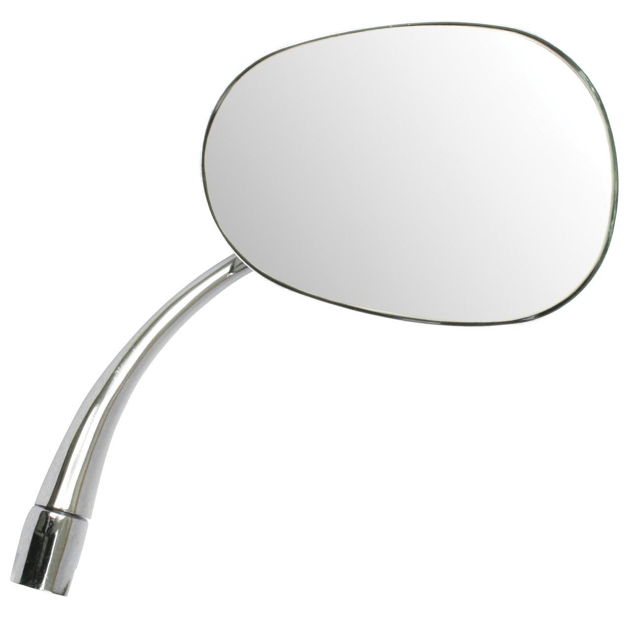Empi 98 - 8582 Right Outside Chrome Mirror, Type 1 Vw Bug 1950 - 67, Oval Type - Moore Parts