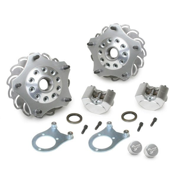 Jamar Performance 5 Lug Front Disc Brake Kit With Combo Spindles, Pair - Moore Parts