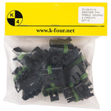 K4 4 Circuit Weather Pak Connector Housing (Female Side) USA Made, 10 Pack - Moore Parts