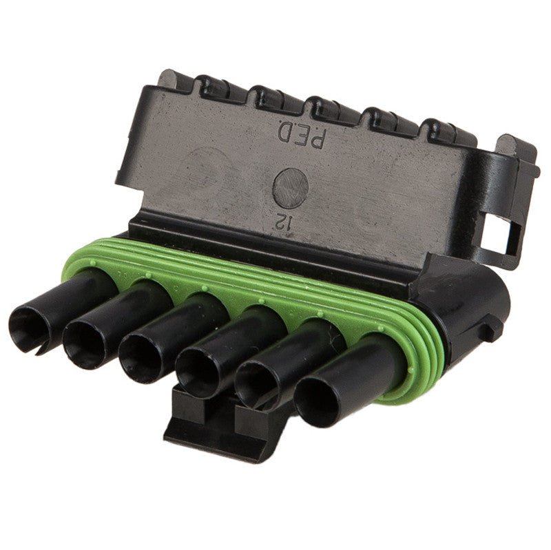 K4 6 Circuit Weather Pak Connector Housing (Female Side) USA Made, 10 Pack - Moore Parts