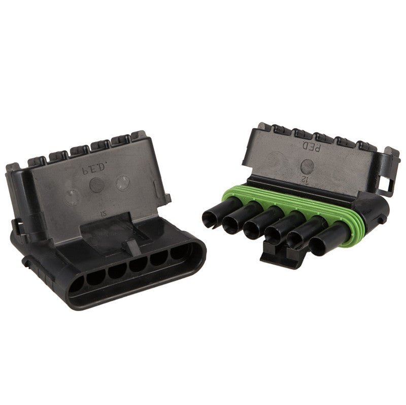 K4 6 Circuit Weather Pak Connector Housing Set, USA Made, Each - Moore Parts