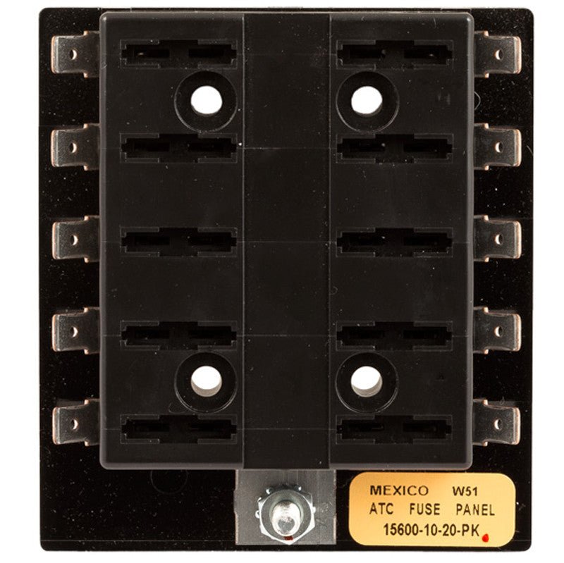 K4 Atc Fuse Block Accepts Atc Fuses Or Circuit Breakers, 10 Circuit 19 - 139 - 10 - Moore Parts