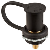 K4 Black Battery Terminal Jumper Feed Connector 3/8" Stud Includes Insulator Cvr - Moore Parts