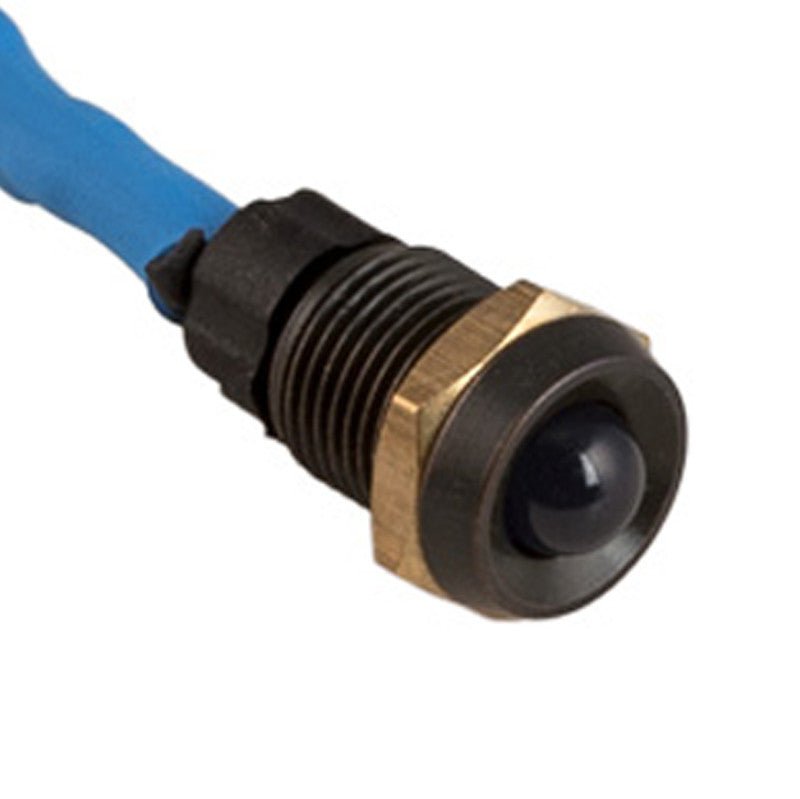 K4 Blue 24V LED Indicator Light W/Black Bezel .328" Mounting Hole 17 - 107 - 24 - Moore Parts