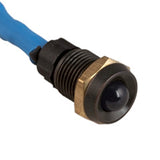 K4 Blue 24V LED Indicator Light W/Black Bezel .328" Mounting Hole 17 - 107 - 24 - Moore Parts