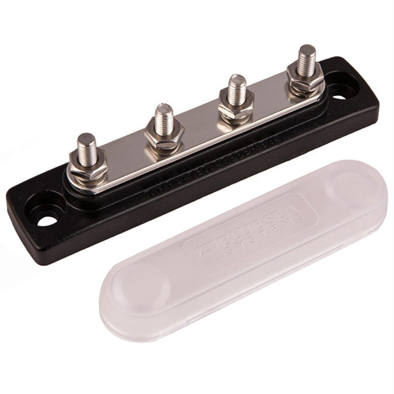 K4 Common BusBar 100 Amp, 300 Max Volt AC, 48 Max Volt DC, 10/32 Terminal Studs - Moore Parts
