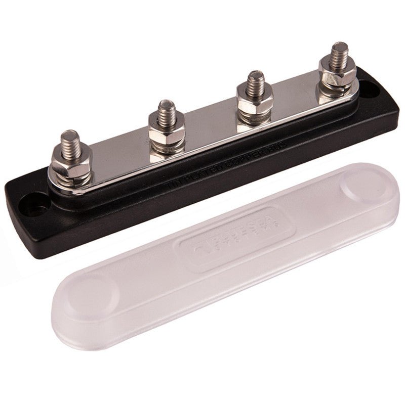K4 Common BusBar 150 Amp, 300 Max Volt AC, 48 Max Volt DC, 1/4" Terminal Studs - Moore Parts