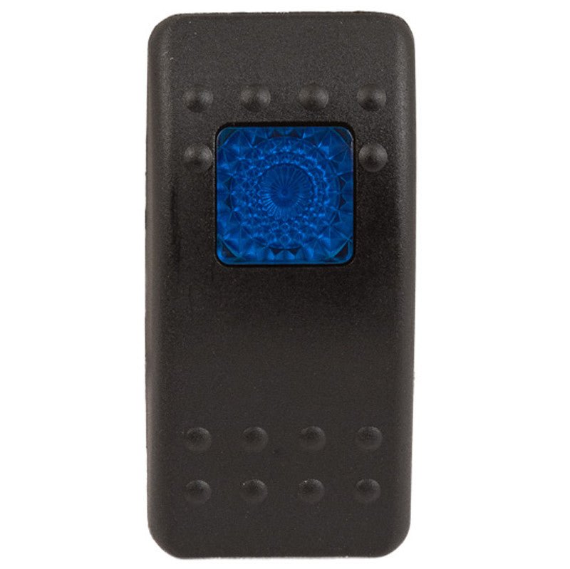 K4 Contura II Hard Touch Black Actuator, With One Square Blue Lens - Moore Parts