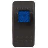 K4 Contura II Hard Touch Black Actuator, With One Square Blue Lens - Moore Parts