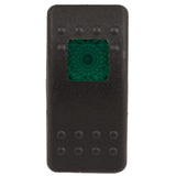 K4 Contura II Hard Touch Black Actuator, With One Square Green Lens - Moore Parts