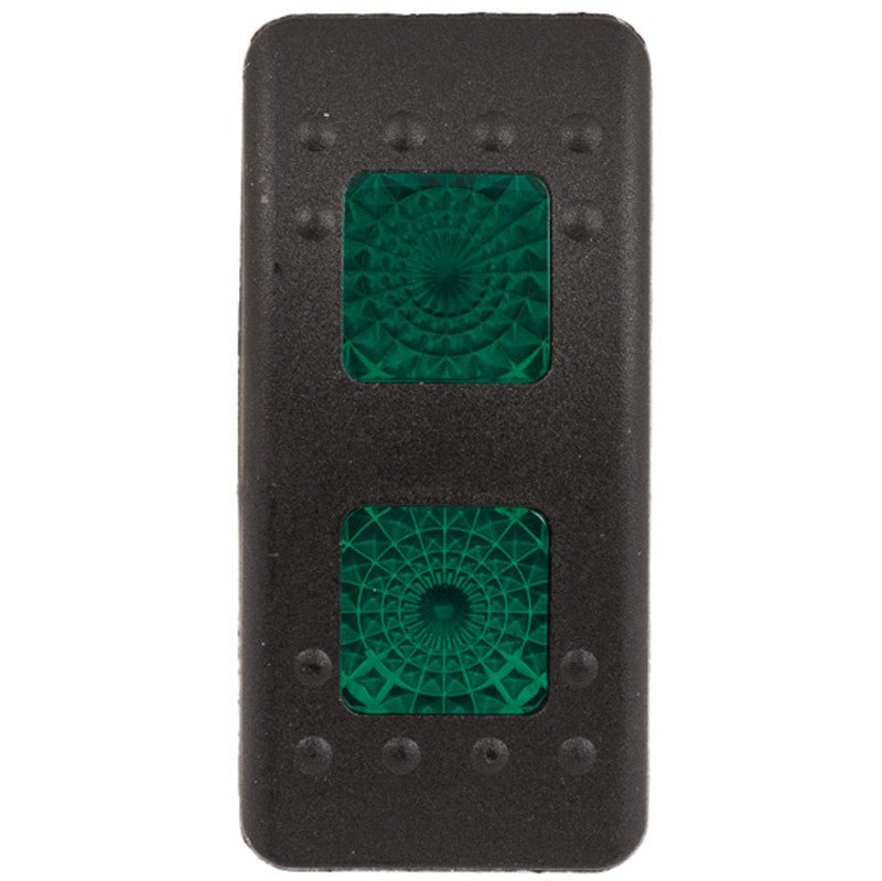 K4 Contura II Hard Touch Black Actuator, With Two Green Square Green Lenses - Moore Parts