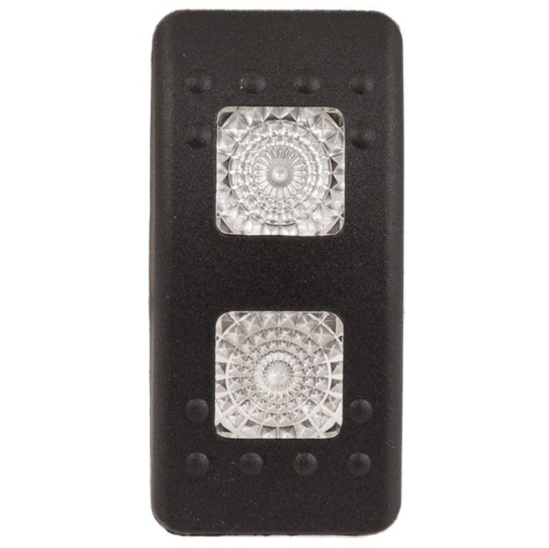 K4 Contura II Hard Touch Black Actuator, With Two Square Clear Lenses - Moore Parts