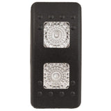 K4 Contura II Hard Touch Black Actuator, With Two Square Clear Lenses - Moore Parts