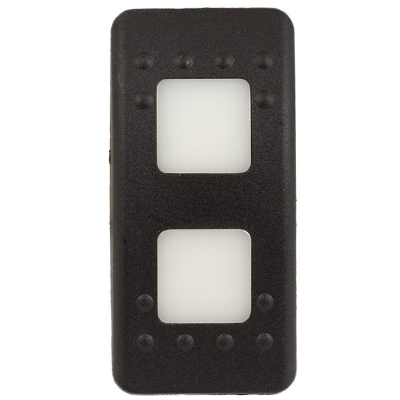 K4 Contura II Hard Touch Black Actuator, With Two Square White Lenses - Moore Parts