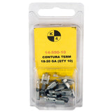 K4 Contura II, III, & V Terminal Housing Wire Terminals, 18 - 20 Ga. Wire, 10 Pack - Moore Parts