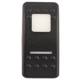 K4 Contura II Soft Touch Black Actuator, W/1 Square White Lens, 1 Bar White Lens - Moore Parts