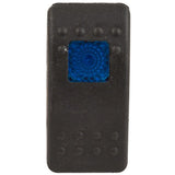 K4 Contura II Soft Touch Black Actuator, With One Square Blue Lens - Moore Parts