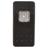 K4 Contura II Soft Touch Black Actuator, With One Square Clear Lens - Moore Parts