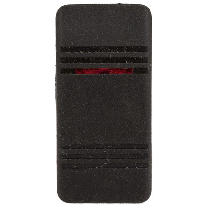 K4 Contura III Soft Touch Black Actuator, With One Bar Red Lens - Moore Parts