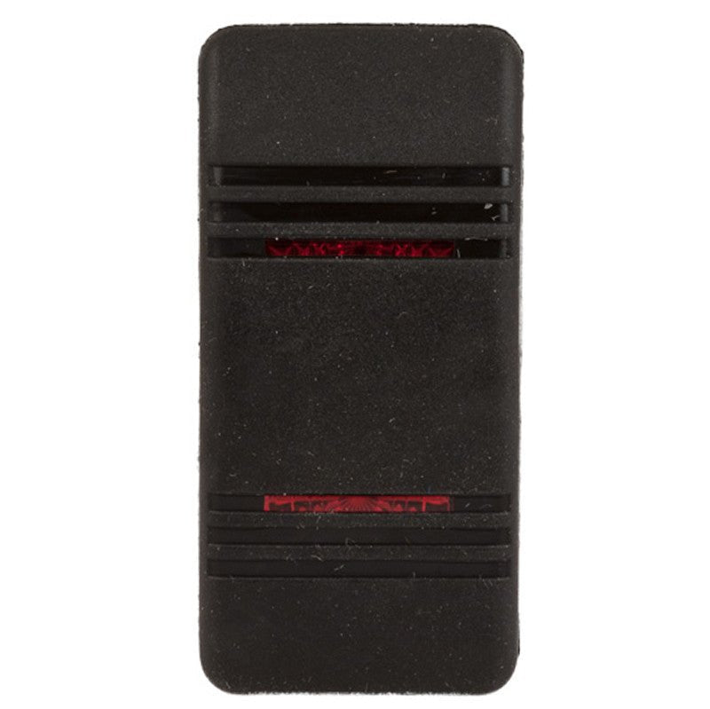K4 Contura III Soft Touch Black Actuator, With Two Bar Red Lens - Moore Parts