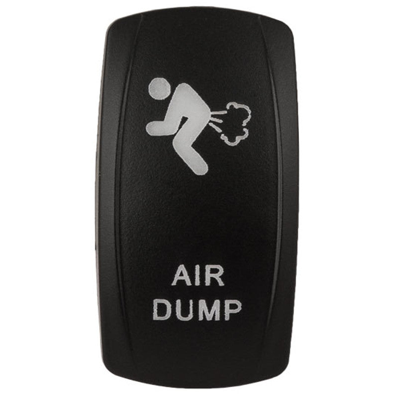 K4 Engraved "AIR DUMP" Contura Switch Actuator For II, III, V Switch Bodies - Moore Parts