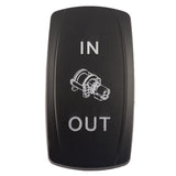 K4 Engraved "IN/OUT" Contura Switch Actuator For II, III, V Switch Bodies - Moore Parts