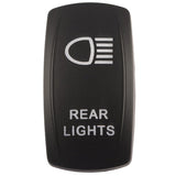 K4 Engraved "REAR LIGHTS" Contura Switch Actuator For II, III, V Switch Bodies - Moore Parts