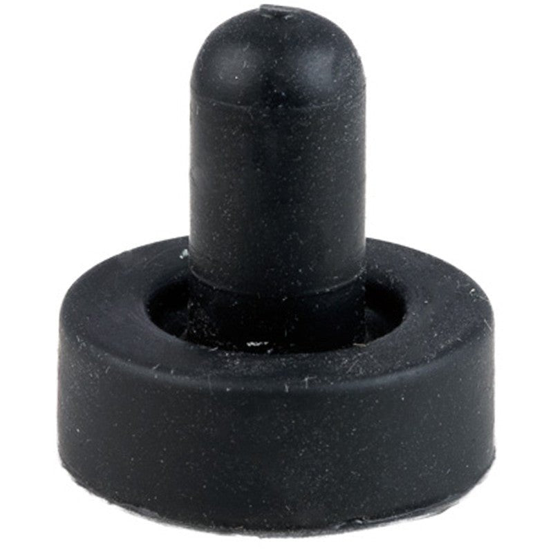 K4 Heavy Duty Silicone Black Boot For K4 Single Throw Switches 15/32" Threads,Ea - Moore Parts