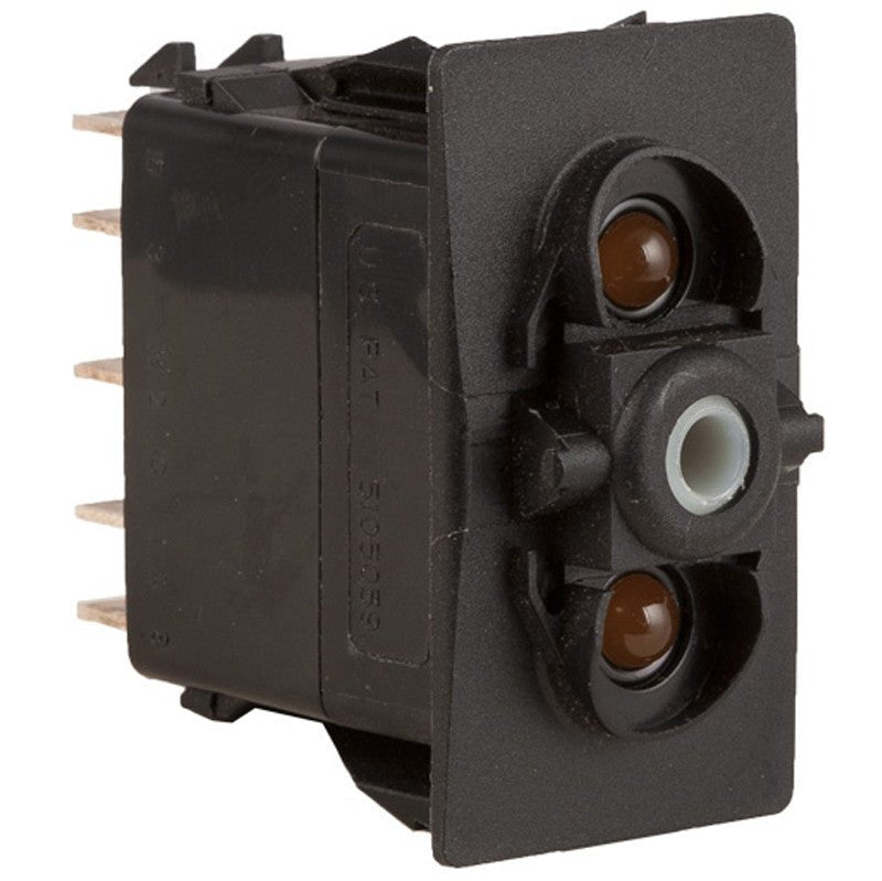 K4 MOMENT ON - OFF - MOMENT ON Contura II, III, & V Switch Body Only, Two Amber LEDs - Moore Parts