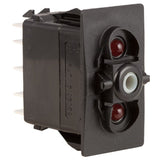 K4 MOMENT ON - OFF - MOMENT ON Contura II, III, & V Switch Body Only, Two Red LEDs - Moore Parts