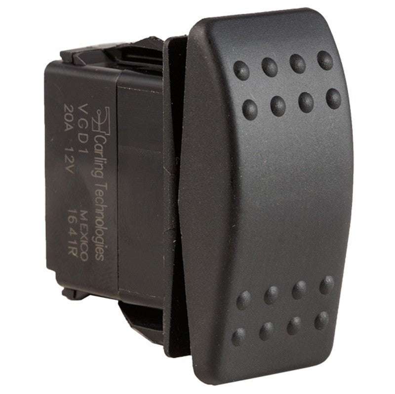 K4 OFF - ON 1 - MOMENT ON 2 Contura II Sealed Switch W/Soft Touch Black Actuator - Moore Parts