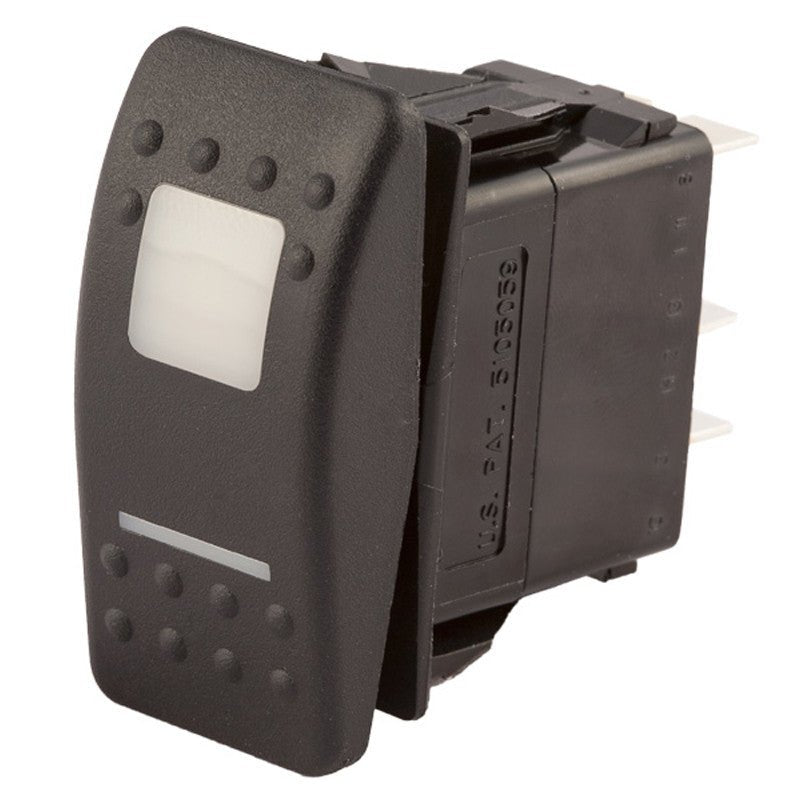 K4 OFF - ON 1 - ON 1+2 Contura II Switch W/Hard Touch Actuator Green - Amber Lens - Moore Parts