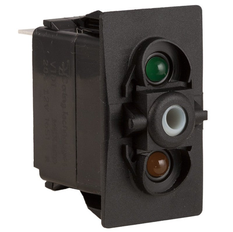 K4 OFF - ON Contura II, III, & V Switch Body Only, Lighted - Green / Amber - Moore Parts
